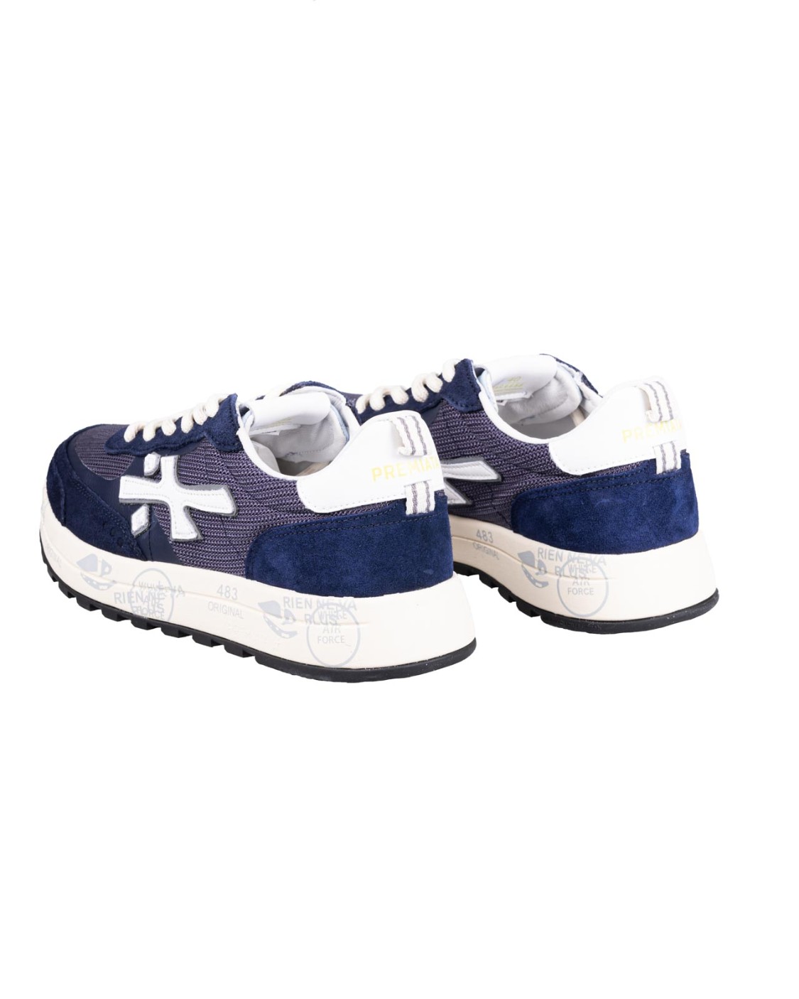 shop PREMIATA Saldi Scarpe: Premiata sneaker "Nous 6658".
Logo che decora i laterali.
Altezza suola 3,5 cm.
Fusbet Interno 28,7 cm.
Composizione: suola: 70% EVA, 30% gomma; tomaia: 55% PA, 25% pelle di capra,15% TPU, 5% NY; fodera: 86% pelle di capra, 14% PU.
Made in Vietnam.. NOUS-6658 number 1543281